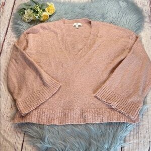 BP Light Pink Flare Sleeve Sweater sz XS